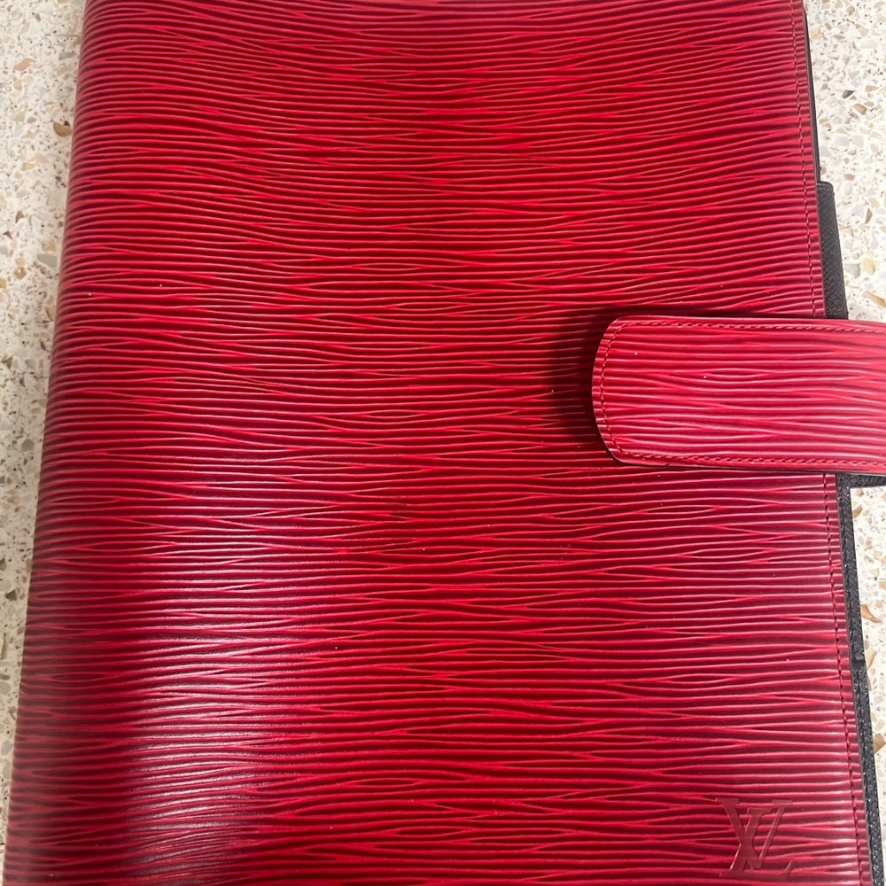 Louis Vuitton Red Epi Leather Wallet